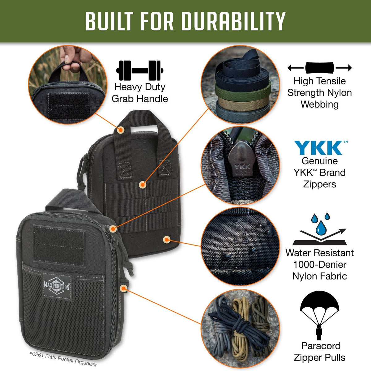 Maxpedition Fatty OD Green Pocket Organiser