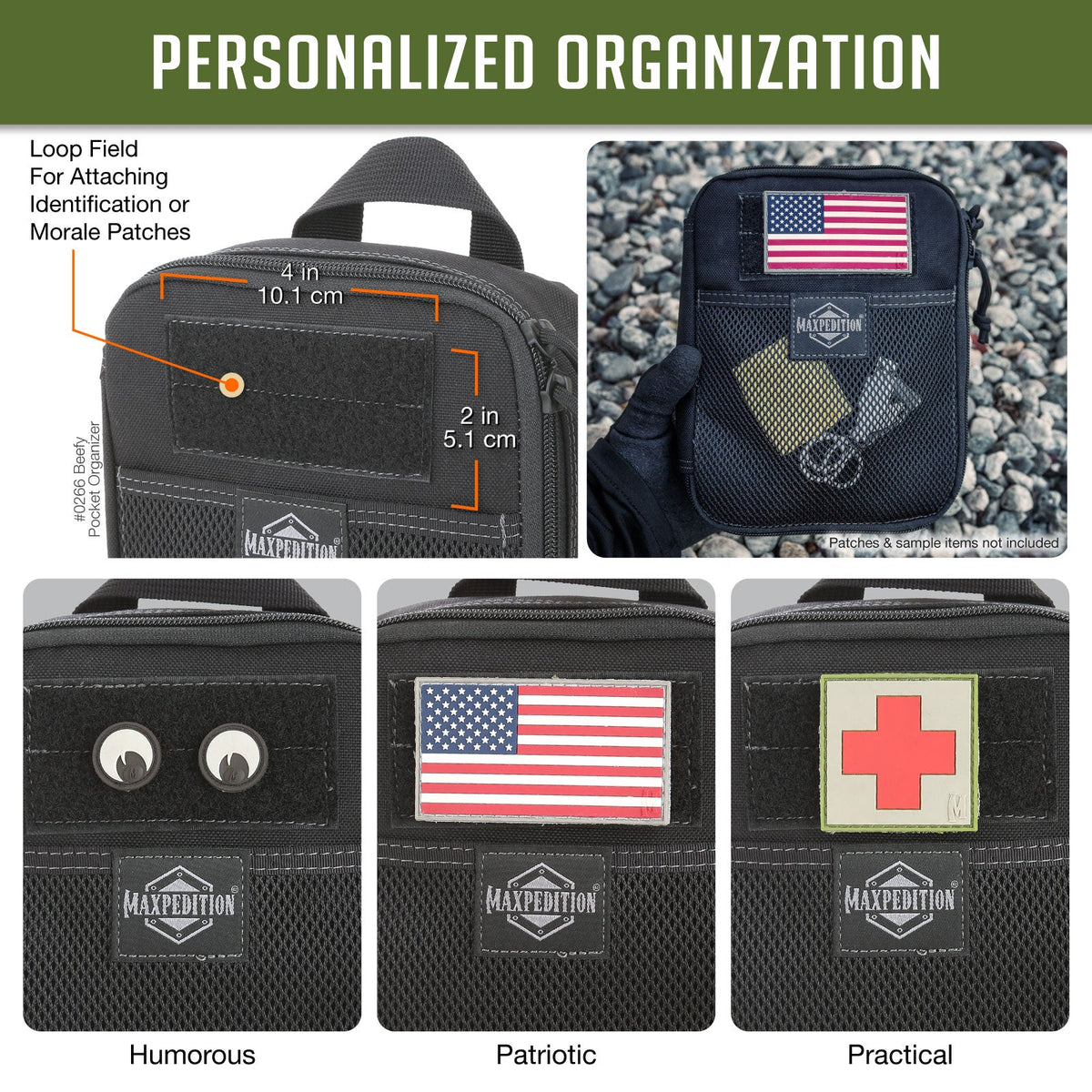 Maxpedition BEEFY Black Pocket Organiser