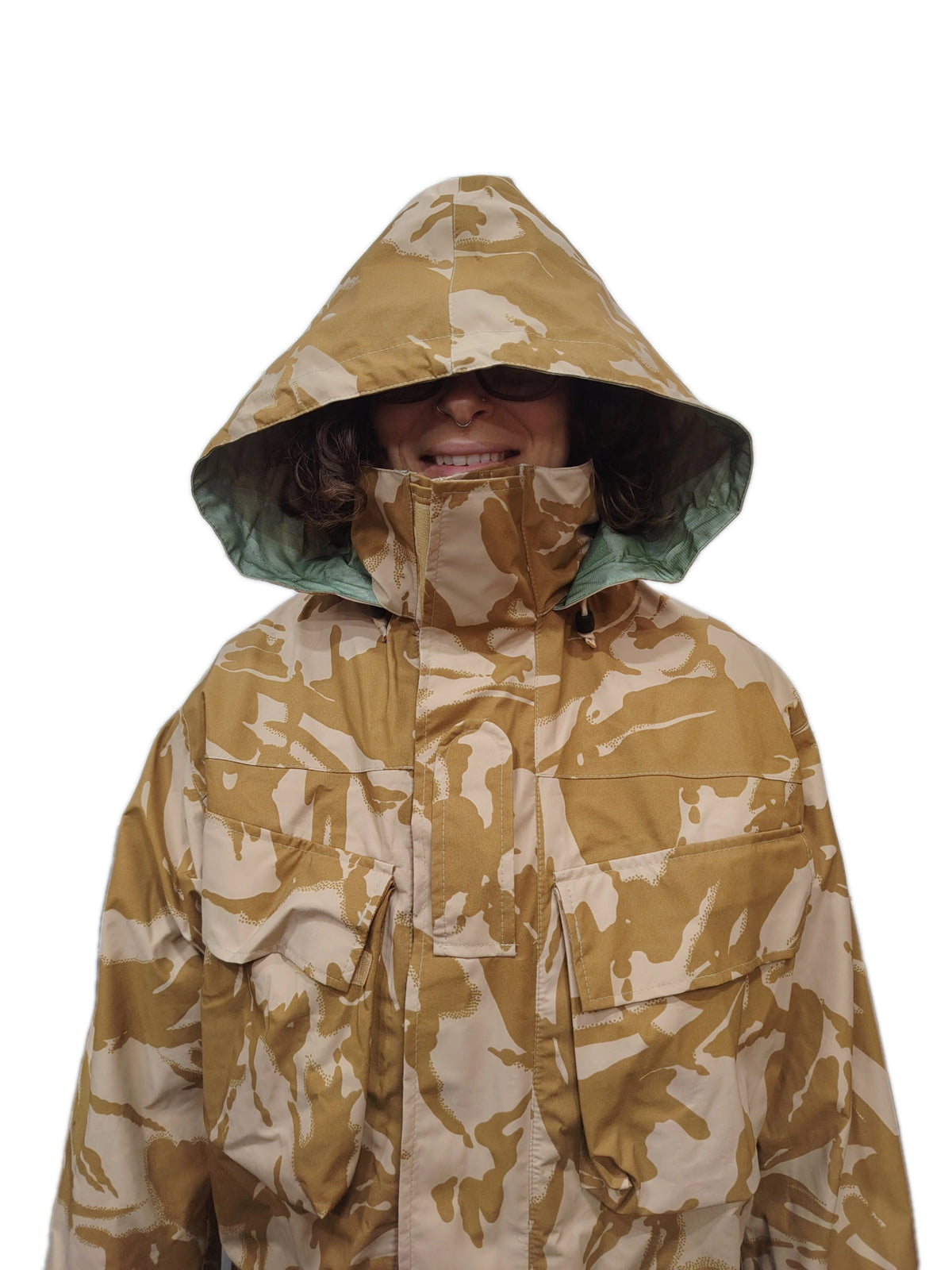 British Military Desert DPM MVP Gore Tex Lightweight Waterproof Jacket