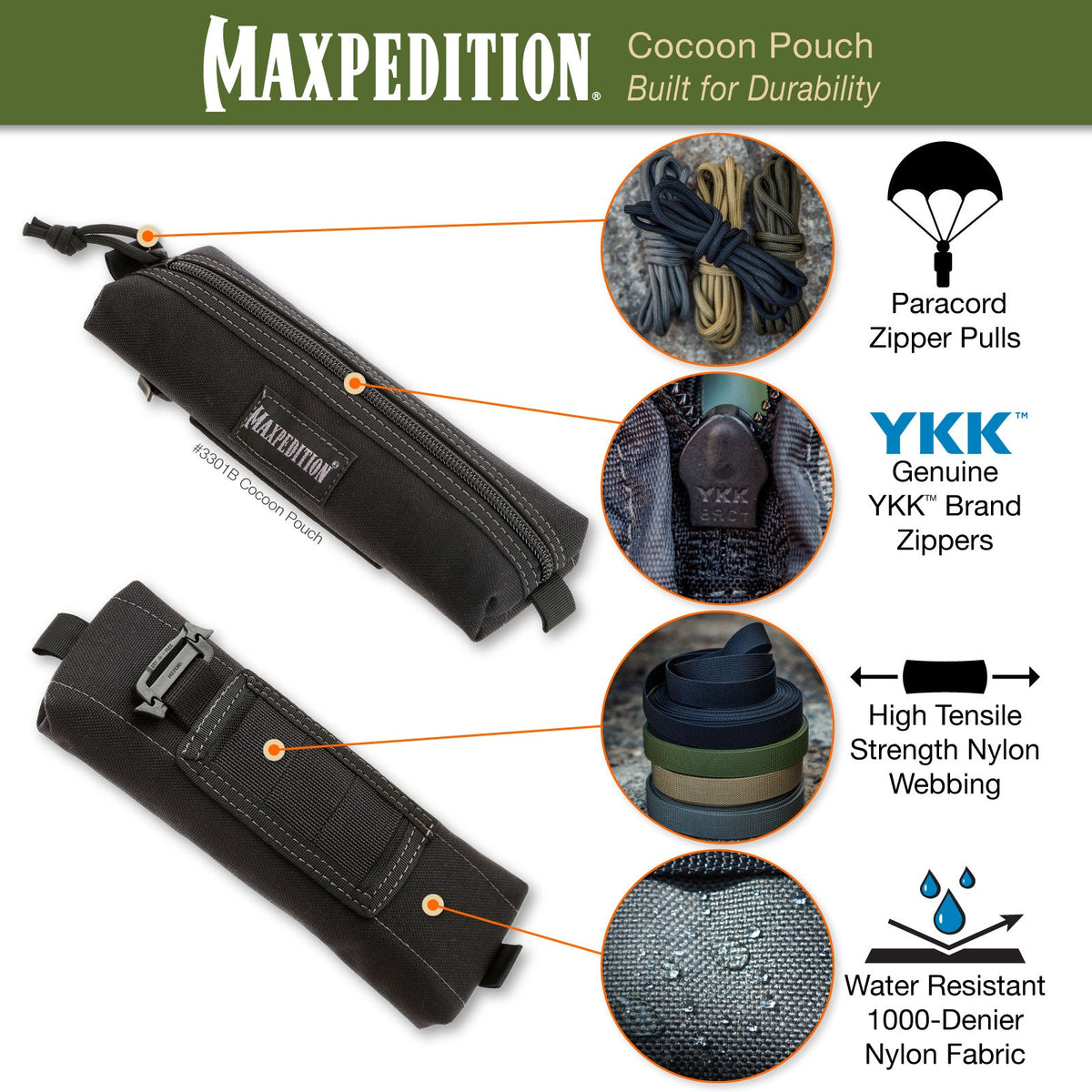 Maxpedition Cocoon Foliage Green Pouch