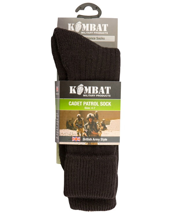 Kombat UK Cadet Socks (Size 4-7) - Olive Green