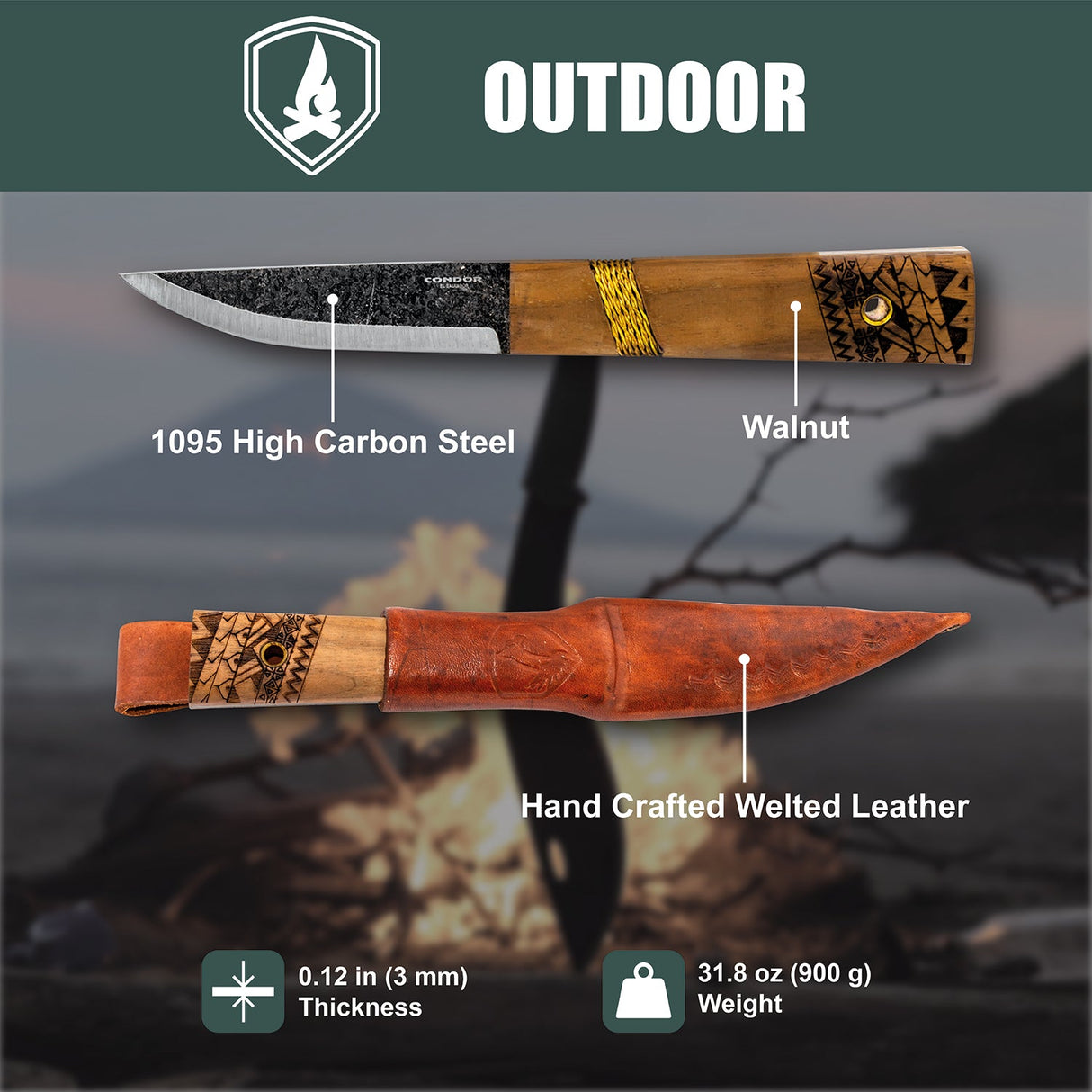 Condor Mini Indigenous Puukko Knife