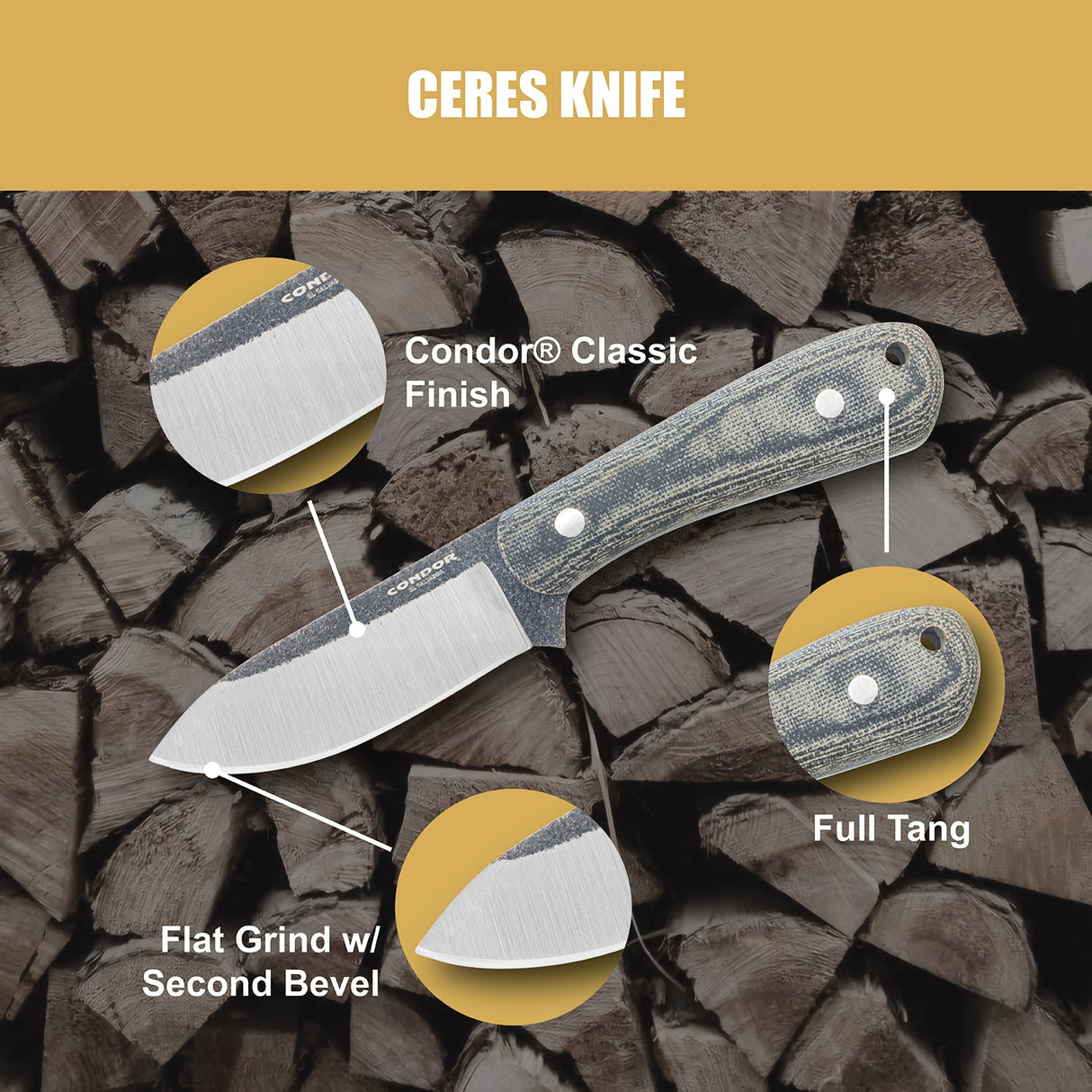 Condor Ceres Fixed Blade Knife