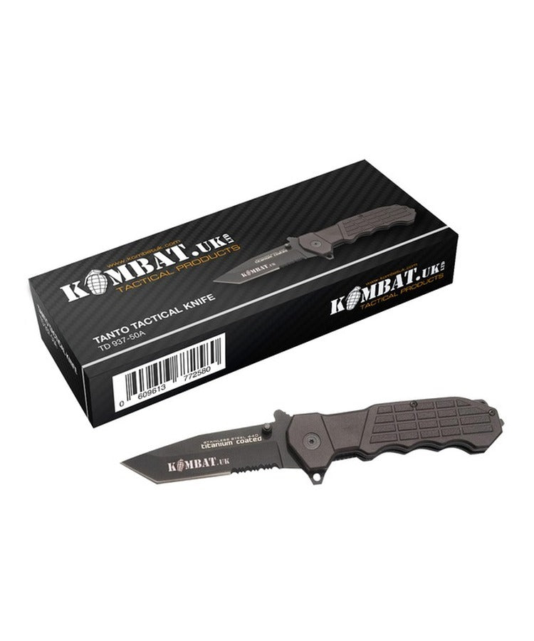 Kombat UK TD937-50A Tanto Tactical Folding Lock Knife