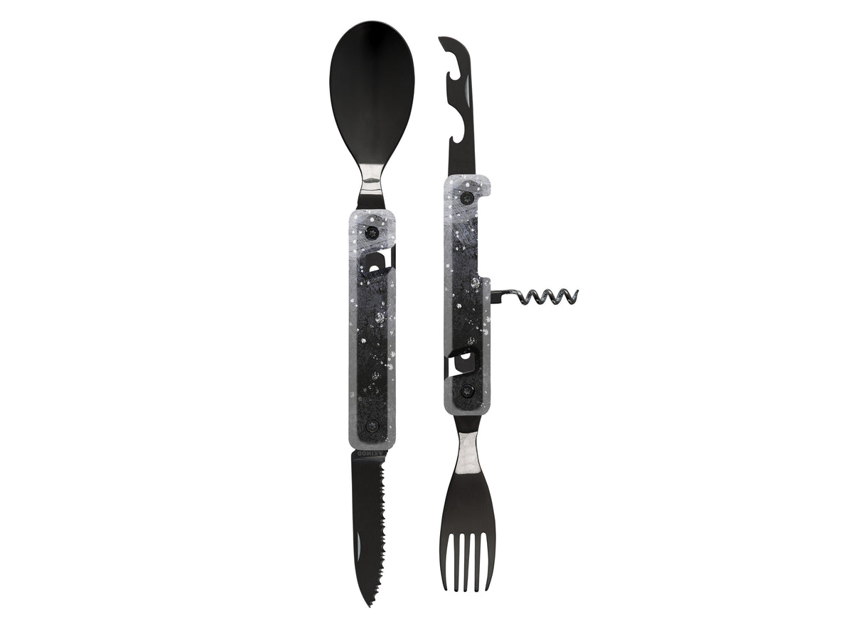 Akinod Multifunction Magnetic Cutlery (Black Mirror Finish)
