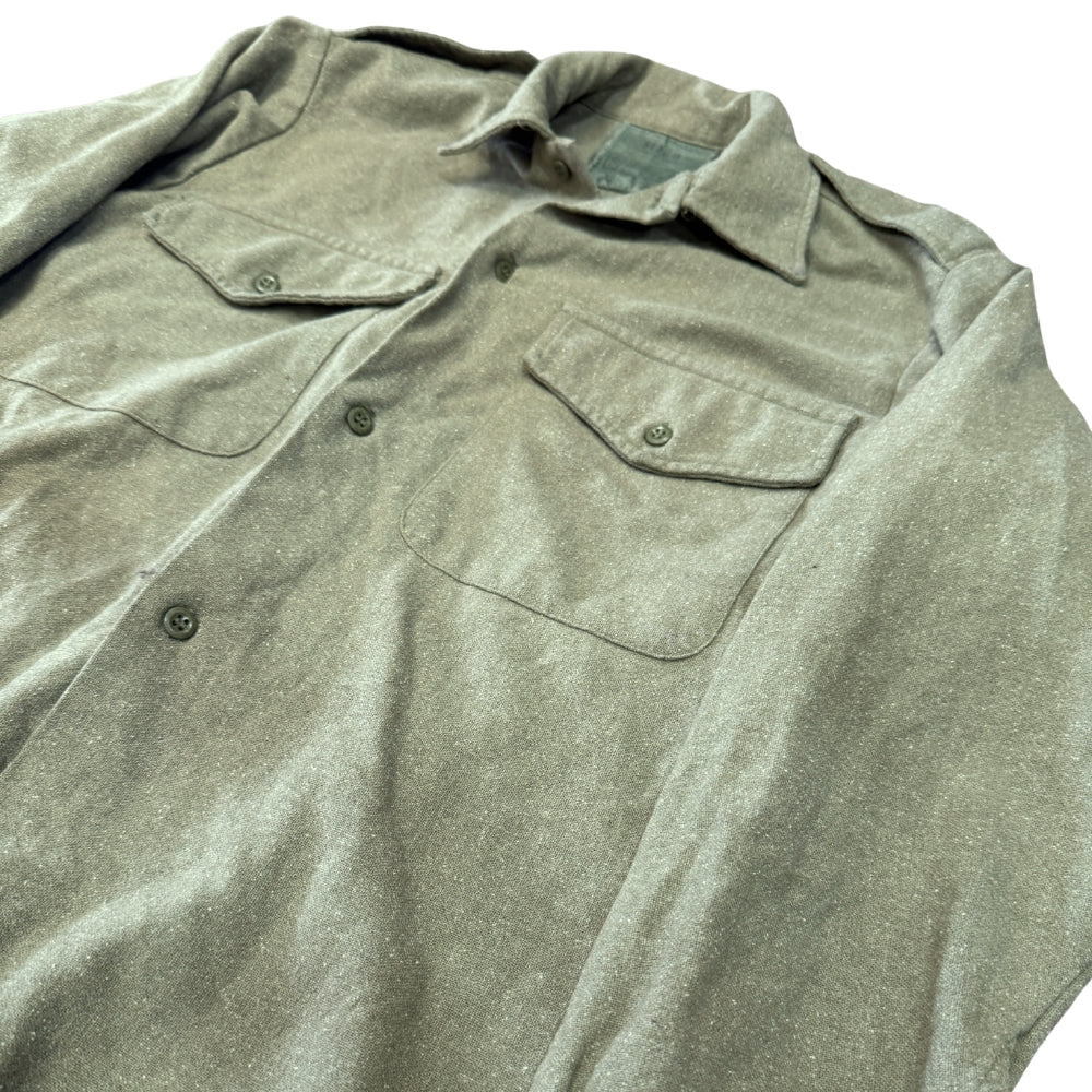 British Military Men's Army Wool Shirt
