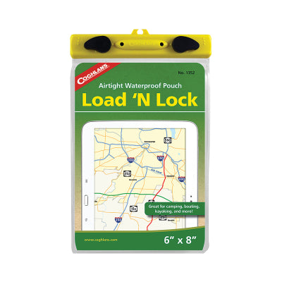 Coghlans Load 'N Lock Waterproof Pouch 6" x 8" 15.2 x 20. 3cm