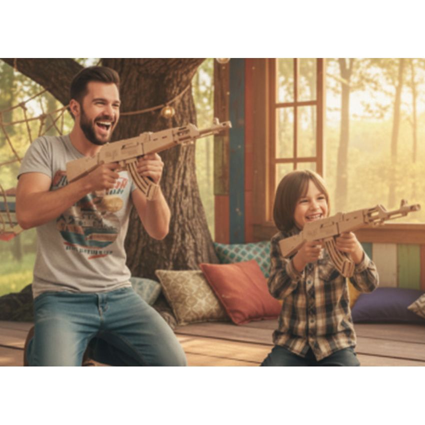 Caliber Gourmet AK47 Wood Puzzle
