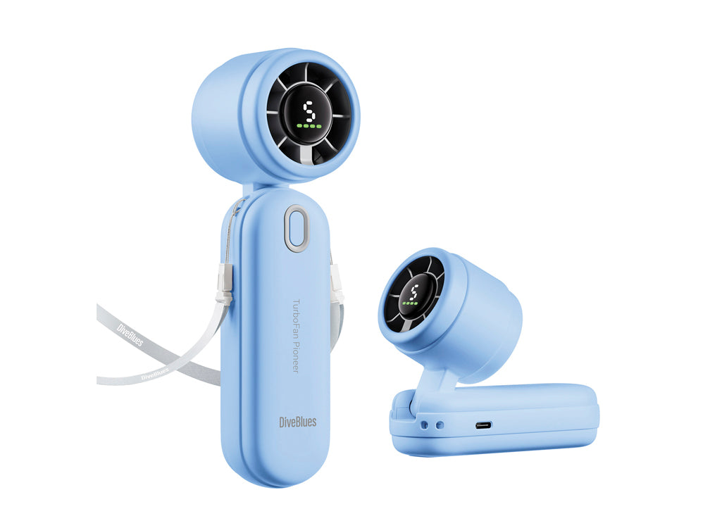 DiveBlues iTurbo Portable Handheld Turbo Fan