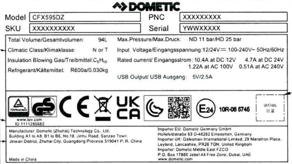 Dometic CFX5 95 Dual Zone Compressor Cooler Box