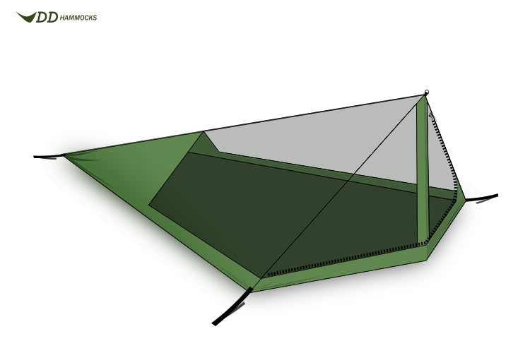 DD Hammocks SuperLight - Bikepacker Mesh Tent
