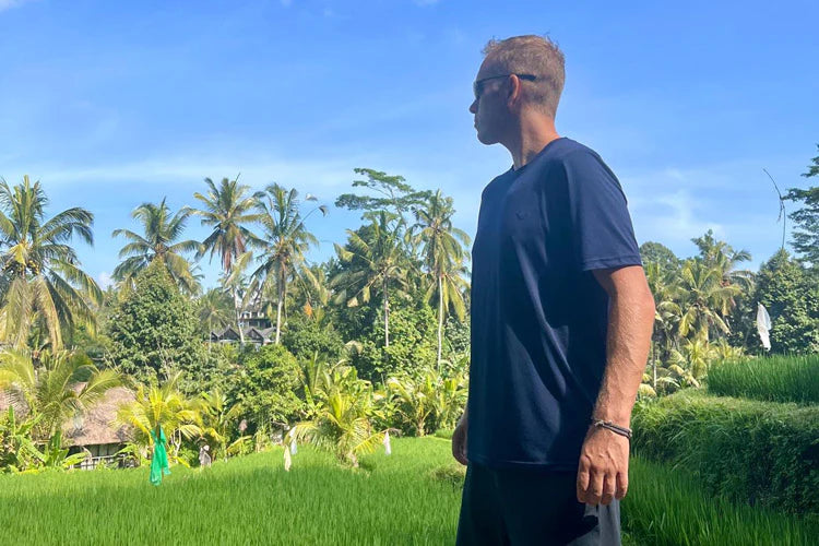 DD Hammocks Ascent Quick-Dry T-Shirt - Athletic Fit - Atlantic Blue