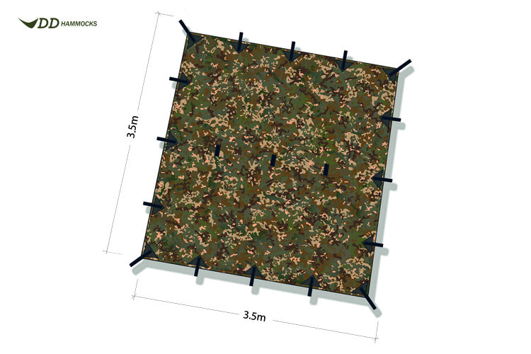 DD Hammocks Tarp 3x3m - Multicam