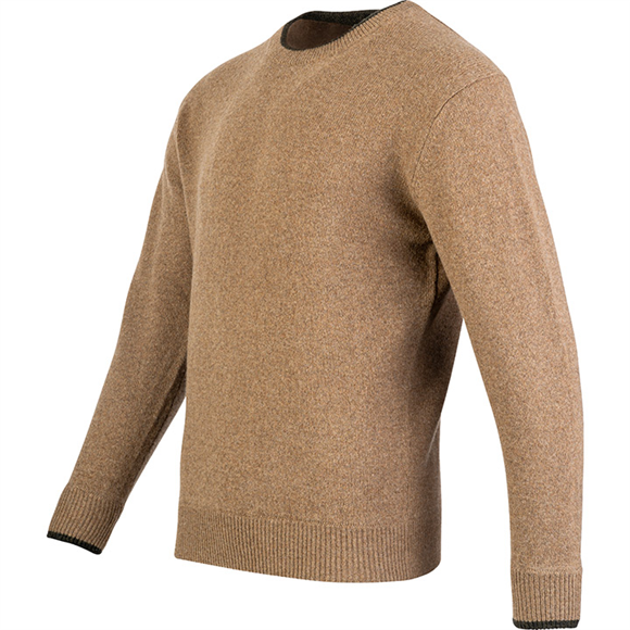 Jack Pyke Ashcombe 100% Lambswool Crewknit - Barley