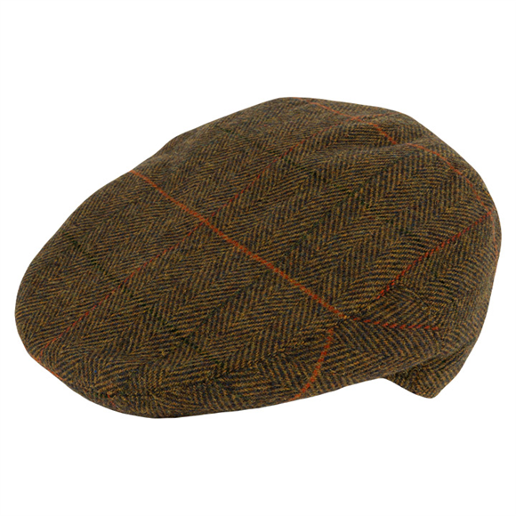 Jack Pyke Wool Blend Flat Cap - Brown