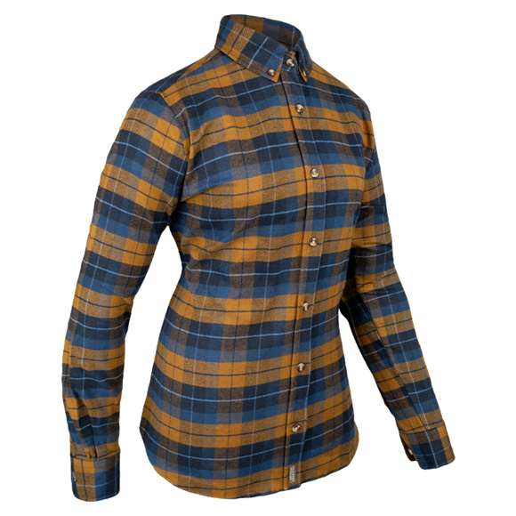 Jack Pyke Ladies Bleasdale Heavy Flannel Shirt - Navy