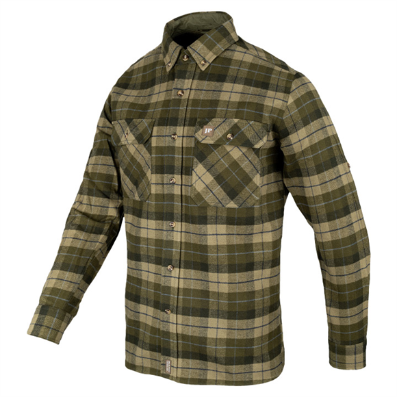 Jack Pyke Bleasdale Heavy Flannel Shirt - Green