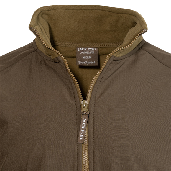 Jack Pyke Bleasdale Half Zip Fleece Top - Dark Mustard