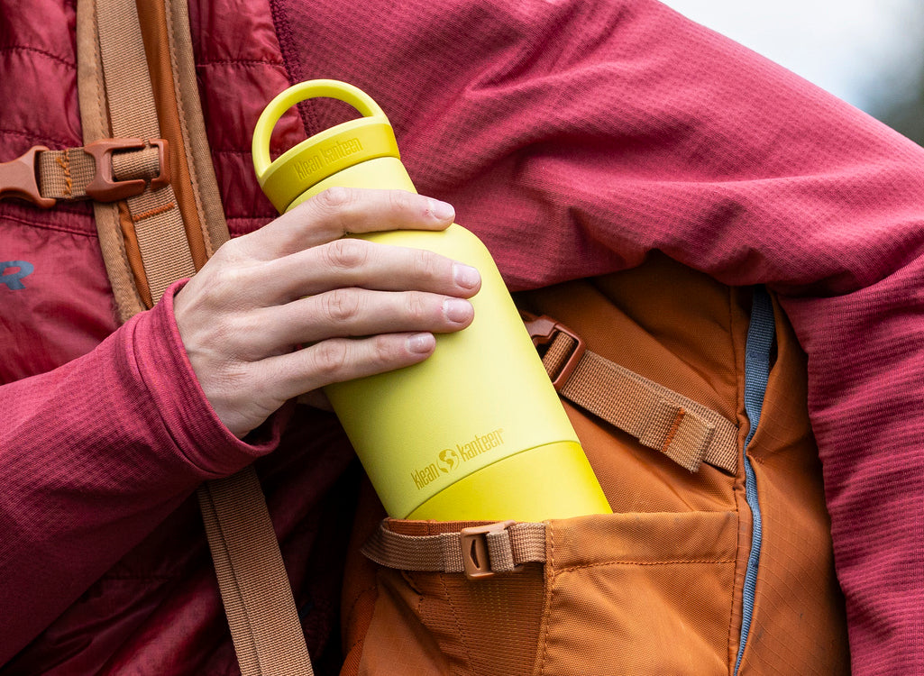 Klean Kanteen 592ml Rise Insulated Classic Water Bottle with Arch Loop Cap