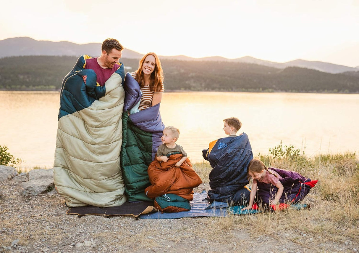 Kelty Catena 30 Deg RH Sleeping Bag - Posey Green/Grisaille