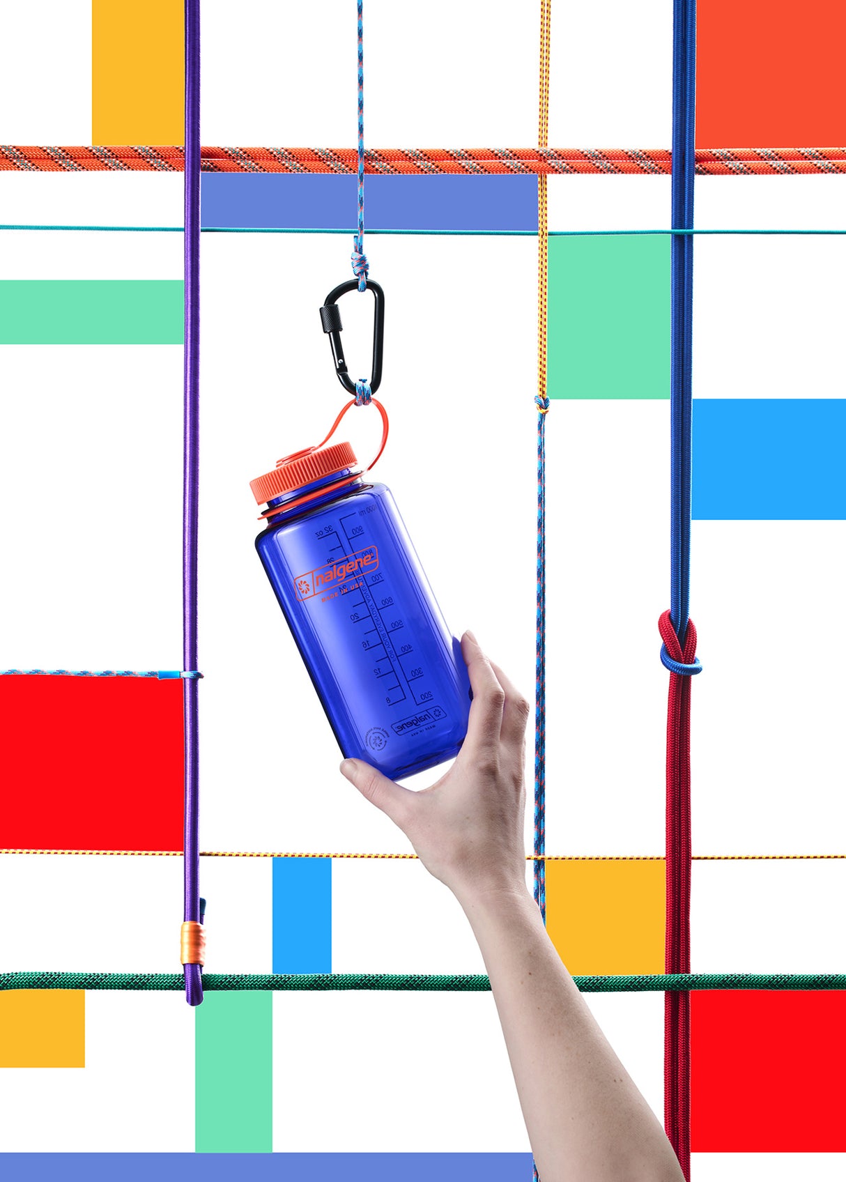 Nalgene 32oz / 1L Sustain Wide Mouth Bottle - Periwinkle