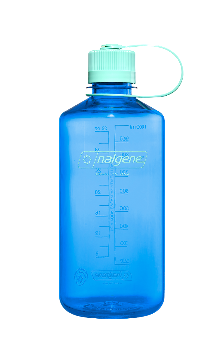Nalgene 32oz / 1L Sustain Narrow Mouth Bottle - Cornflower Blue