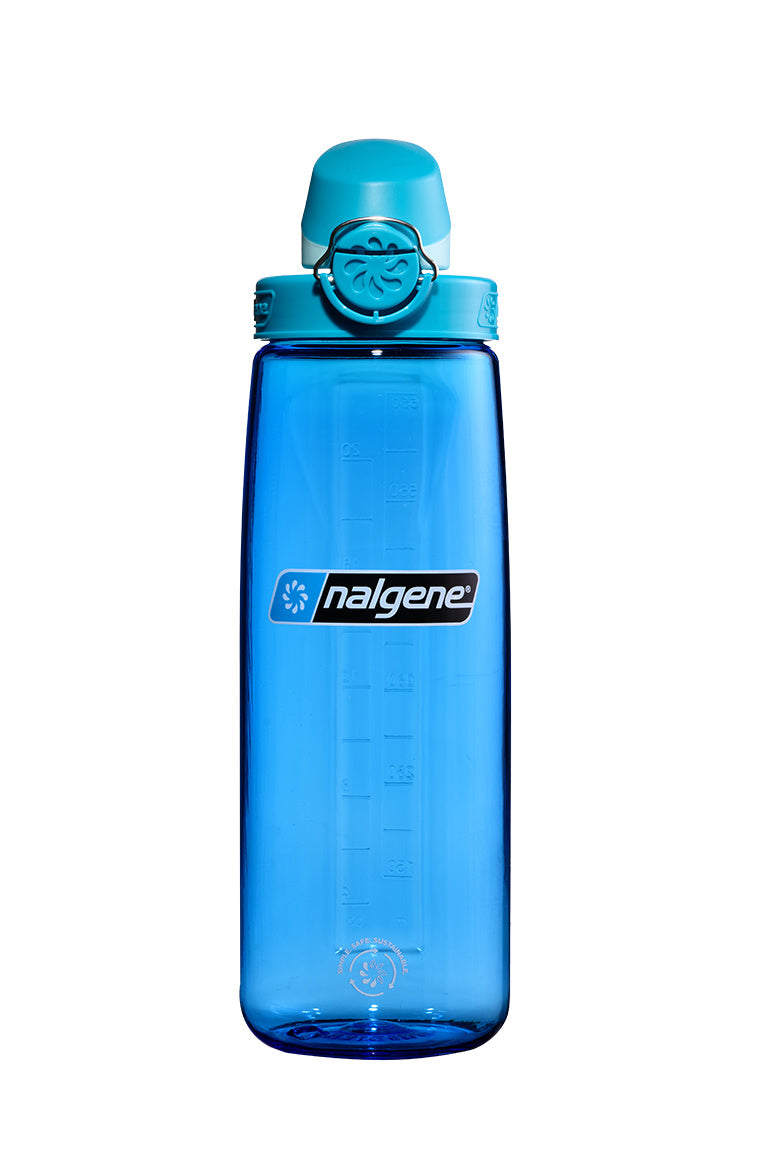 Nalgene 24oz / 0.7L Sustain Otf Bottle - Blue, Glacial Blue Cap