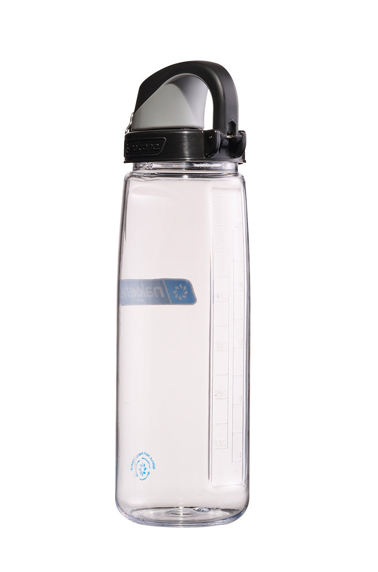 Nalgene 24oz / 0.7L Sustain Otf Bottle - Clear, Black Cap
