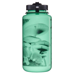 Nalgene Sustain Wide Mouth Bottle - GLO WYLD - Black Mushrooms - 1 Litre