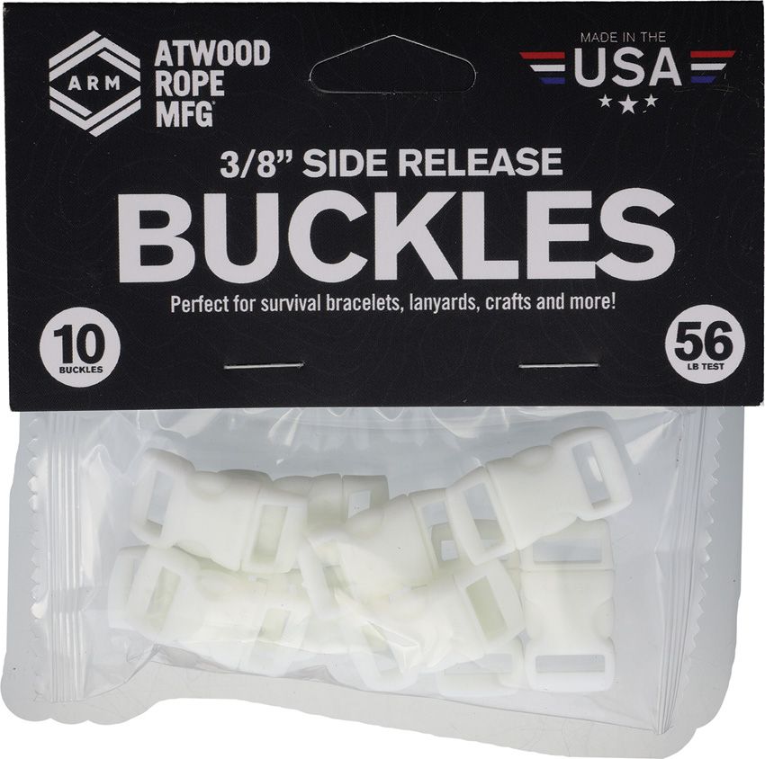 Atwood Rope MFG Paracord Buckle Glow 10PK