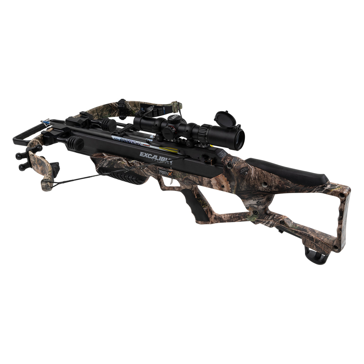 Excalibur RevX Recurve Crossbow - Mossy Oak Country DNA with Overwatch Scope