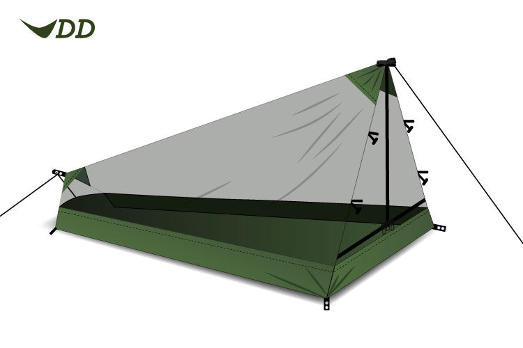 DD Hammocks SuperLight - Pathfinder - Mesh Tent