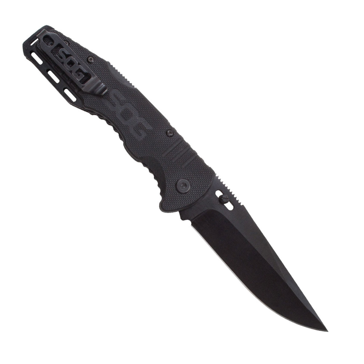 SOG Salute Black Folding Knife
