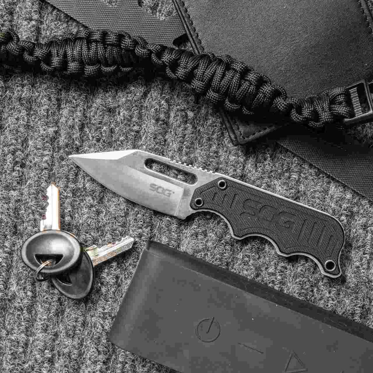 SOG Instinct Satin G10 Fixed Blade