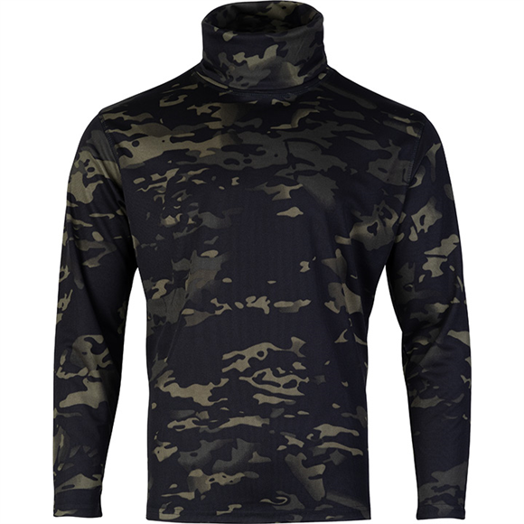 Viper Tactical Roll Neck Top V-Cam Black