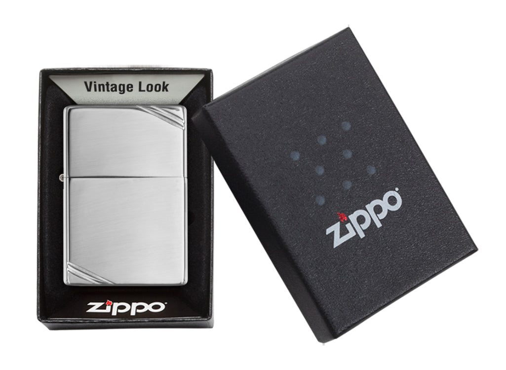 Zippo High Polish Chrome Vintage Lighter