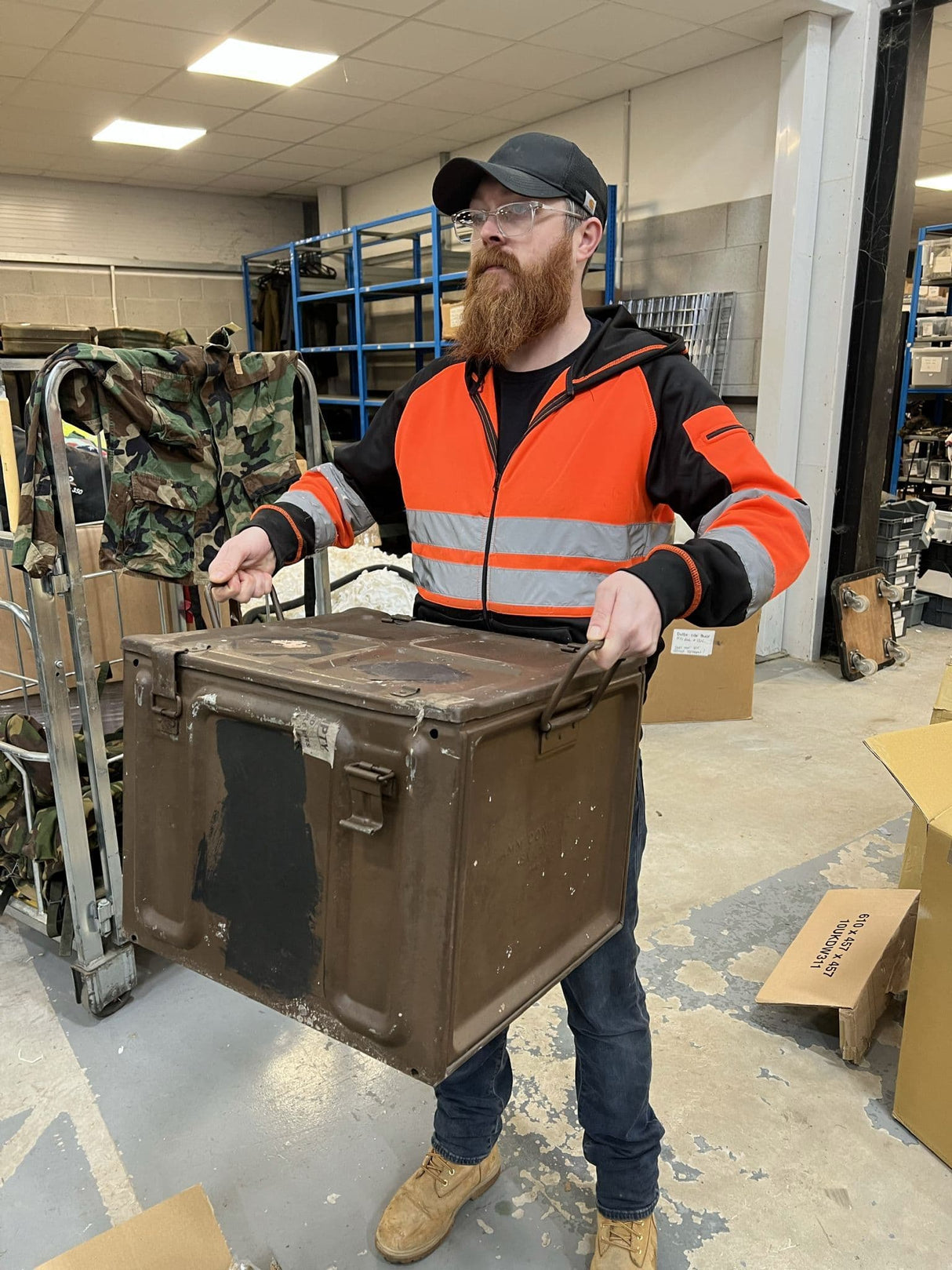 British Army L15A1 Large Square Ammo Box