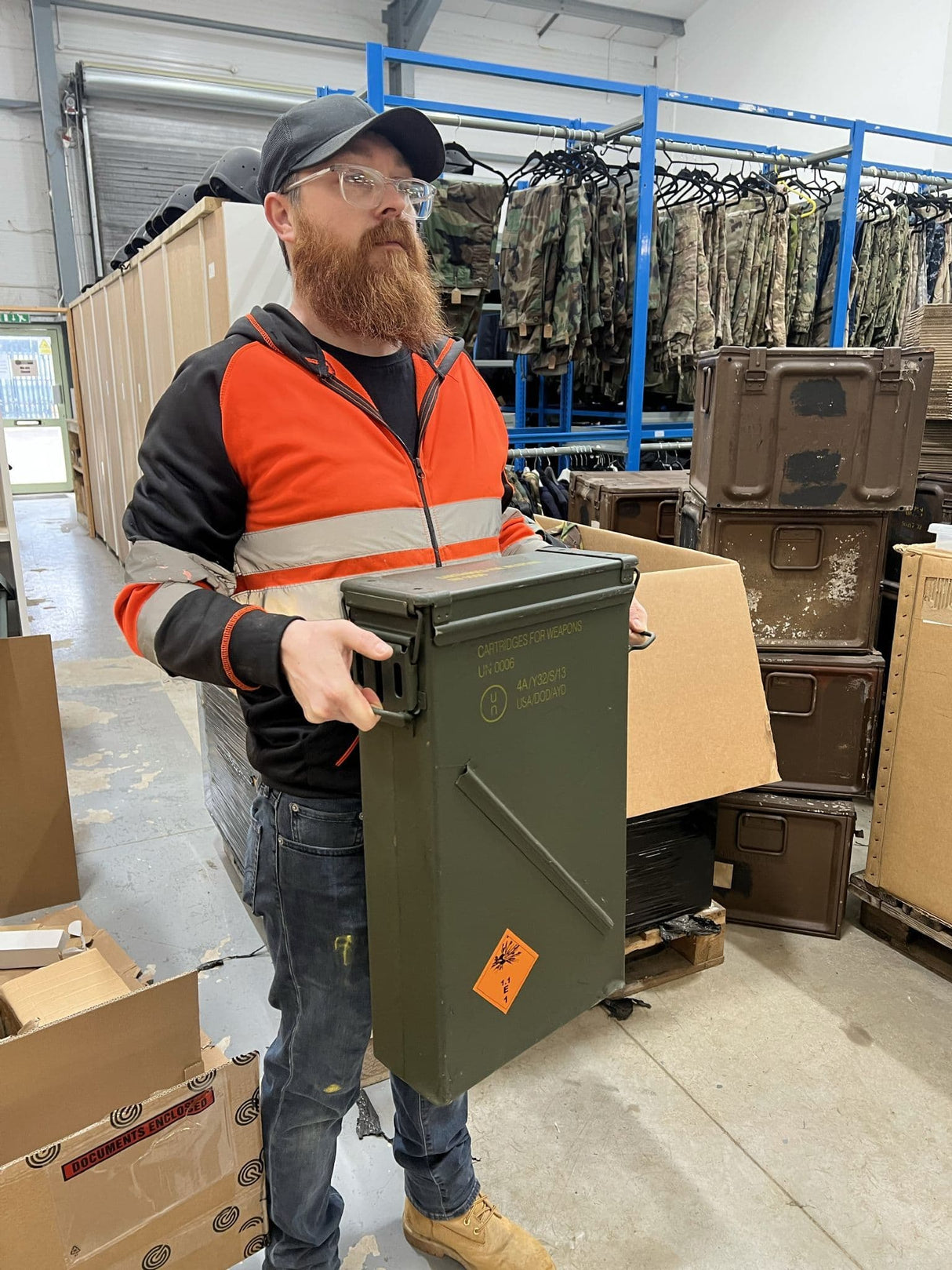 British Army Triple Height 50 Cal Large Ammo Box - Supergrade