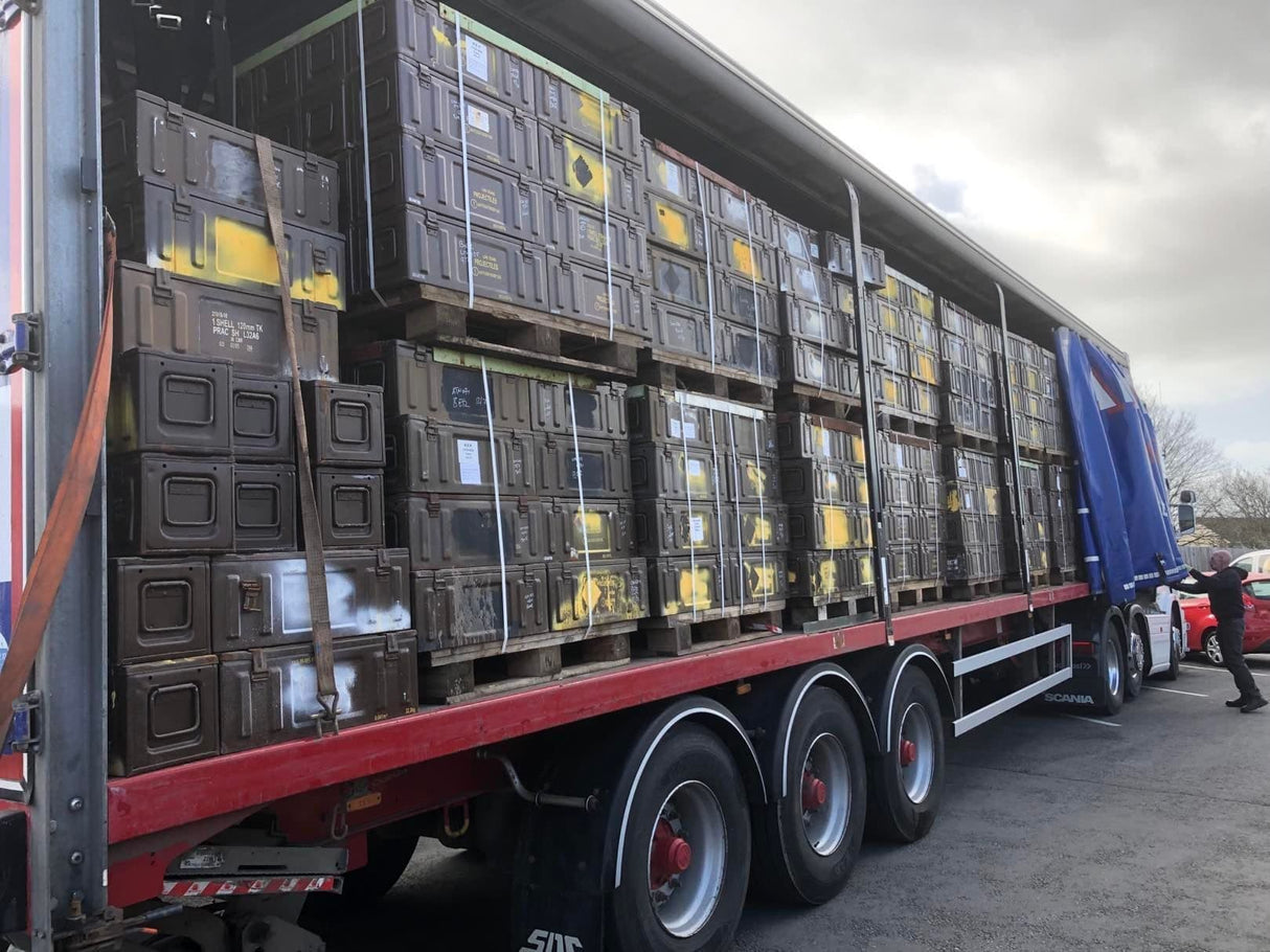 British Military 105mm Large Ammo Box
