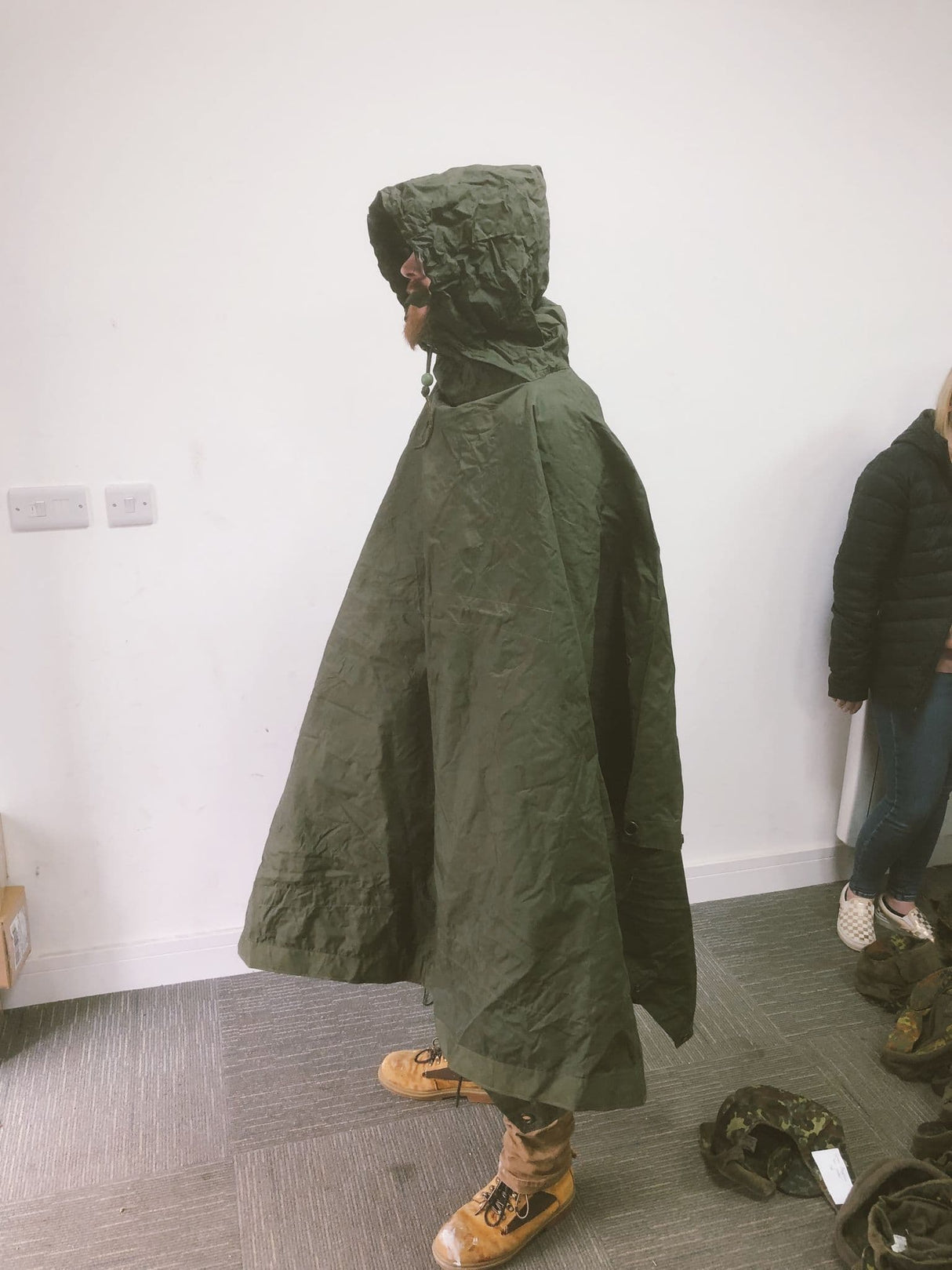 British Military 58" Olive Green Poncho