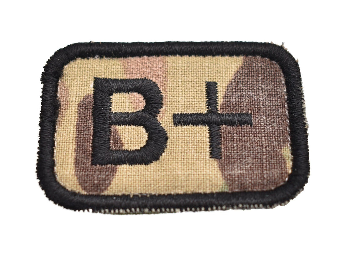 British Military B+ Blood Group MTP Velcro Patch - Supergrade