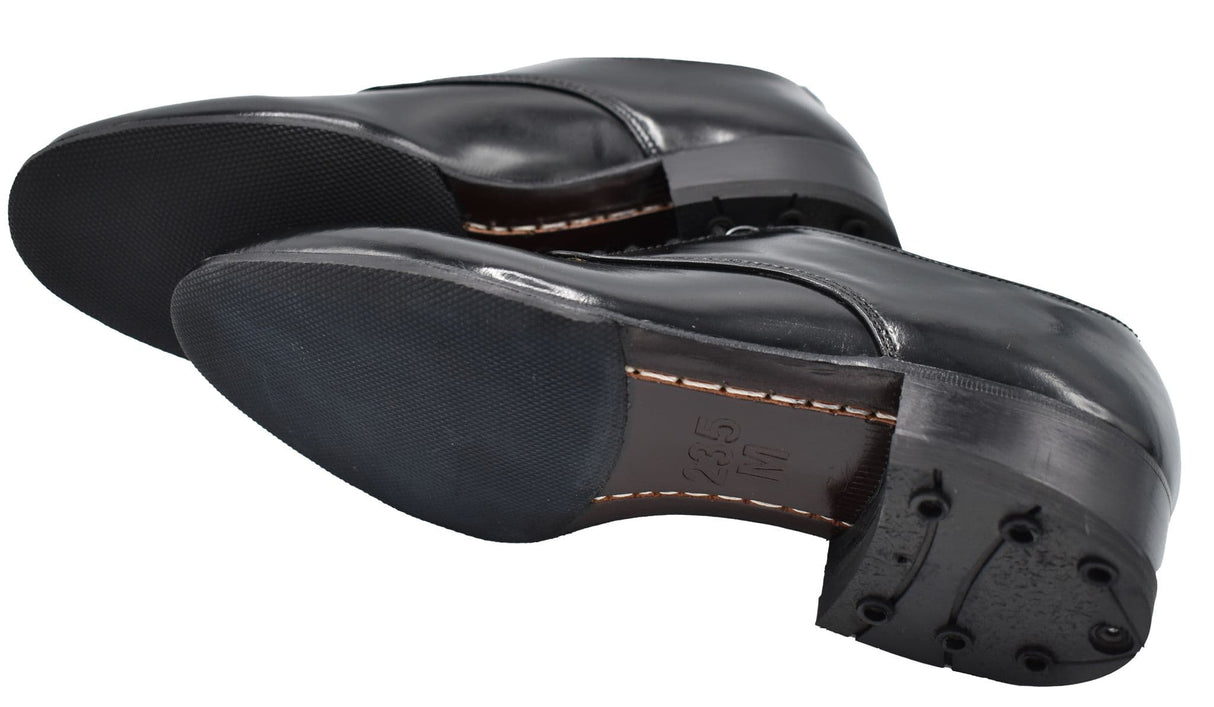 British Military Black Leather Women's Gibson Shoe