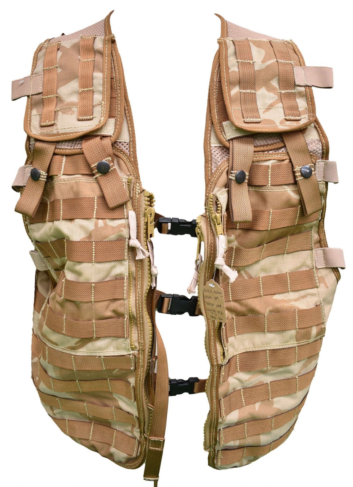 British Military Desert DPM Tactical Load Carrying Vest - Dark Tan