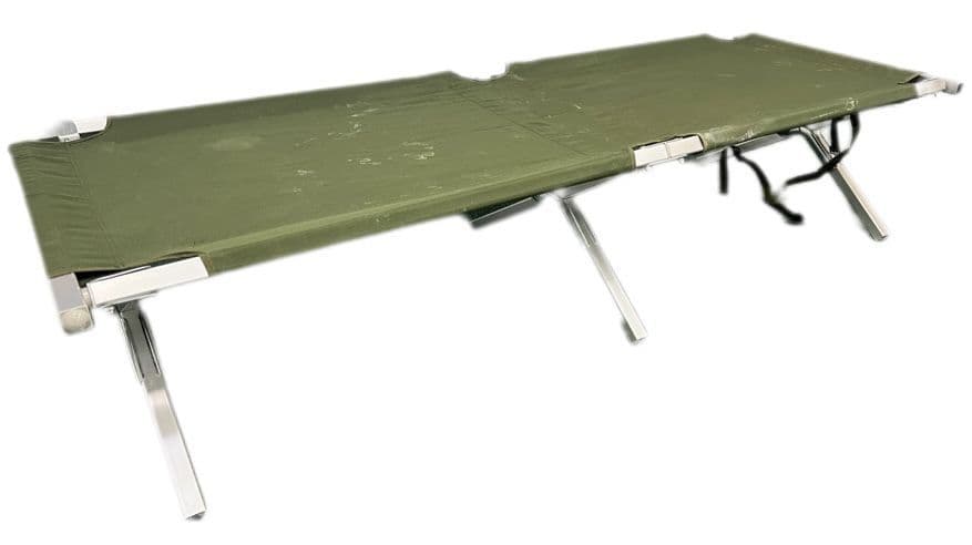British Military Folding Deluxe Camp Bed