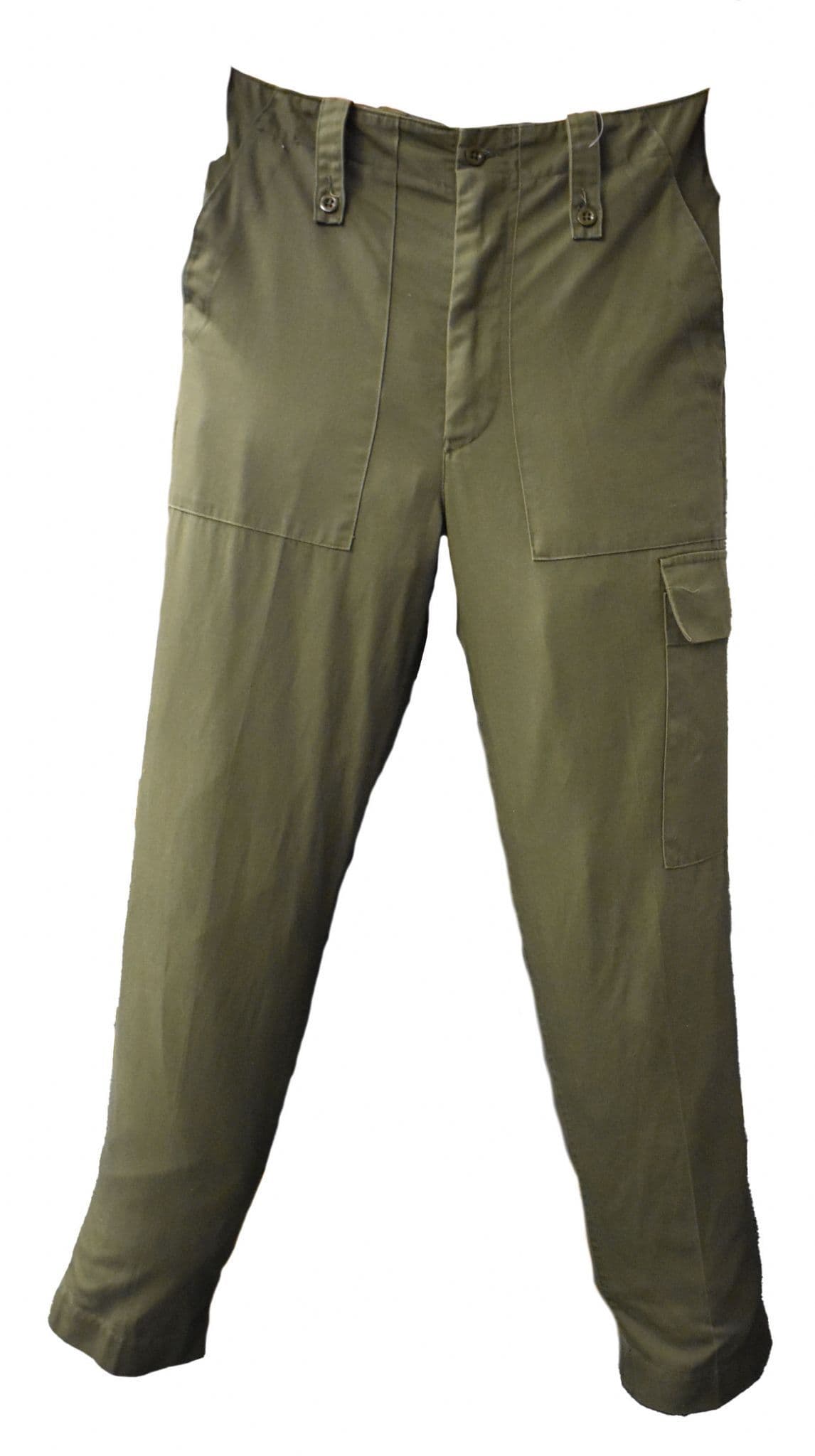 British Military Lightweight Olive Green General Service Work Trousers