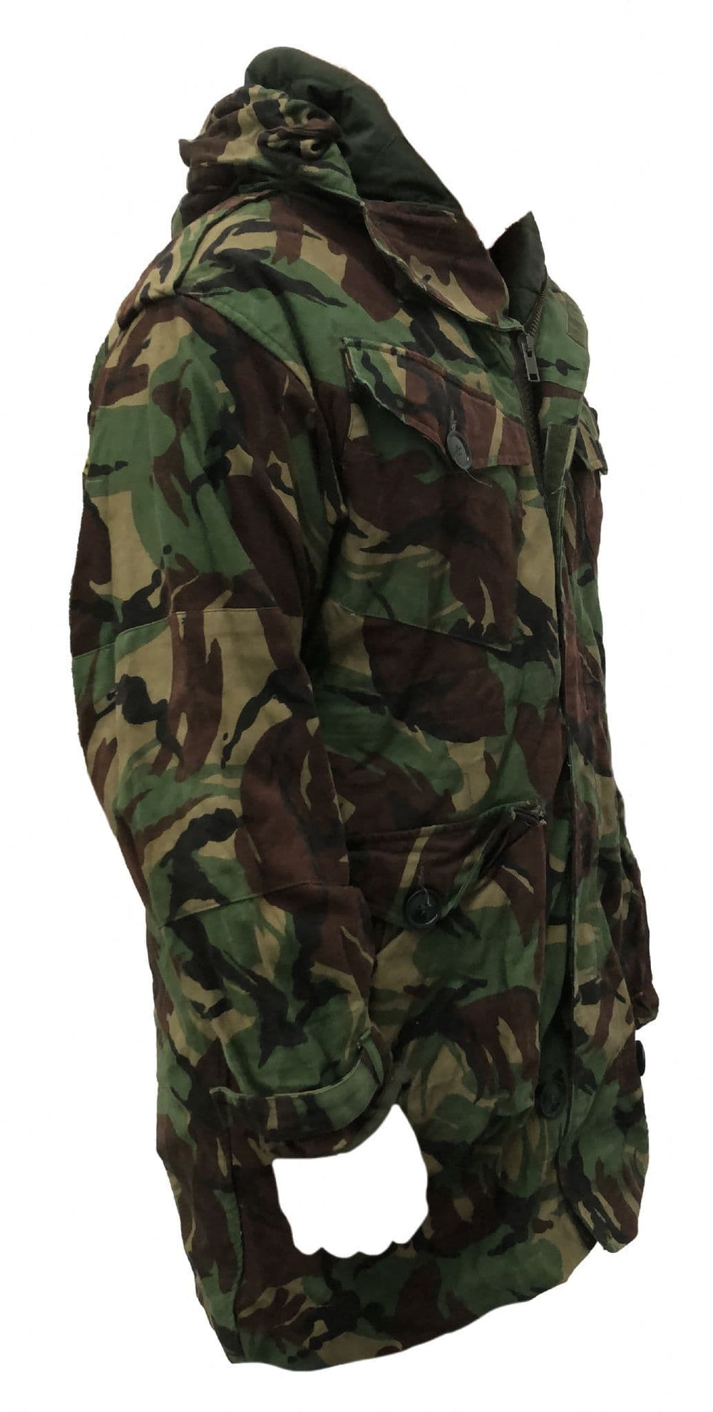 British Military Men's DPM Cold Weather Parka with Wire Hood
