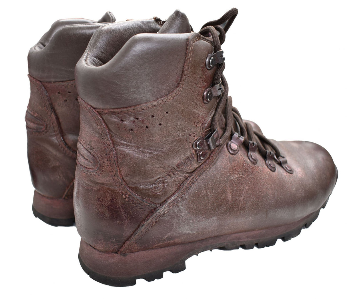 British Military Women's Iturri Brown Leather Patrol Boots