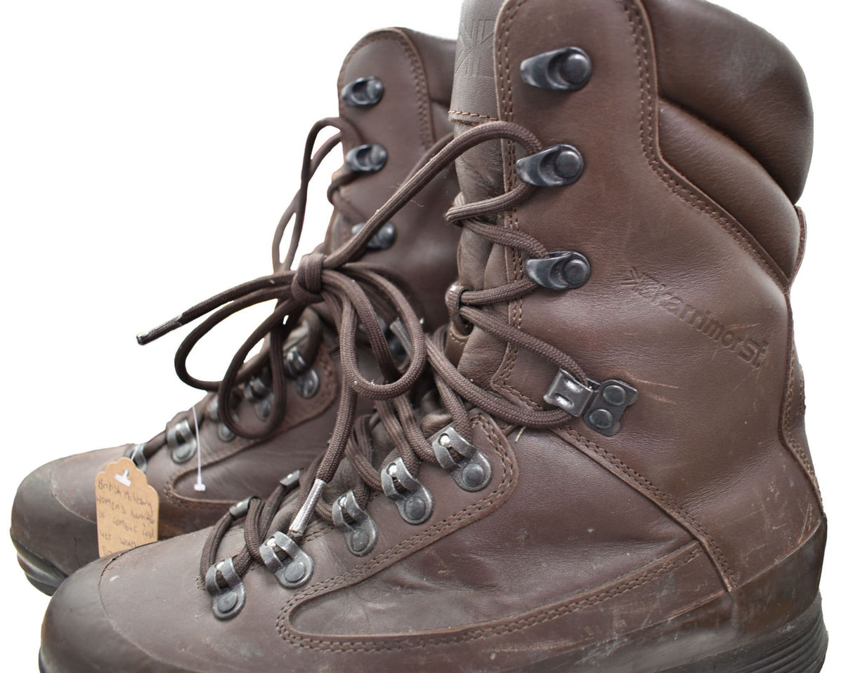 British Military Women's Karrimor SF Combat Cold Wet Weather Brown Boots