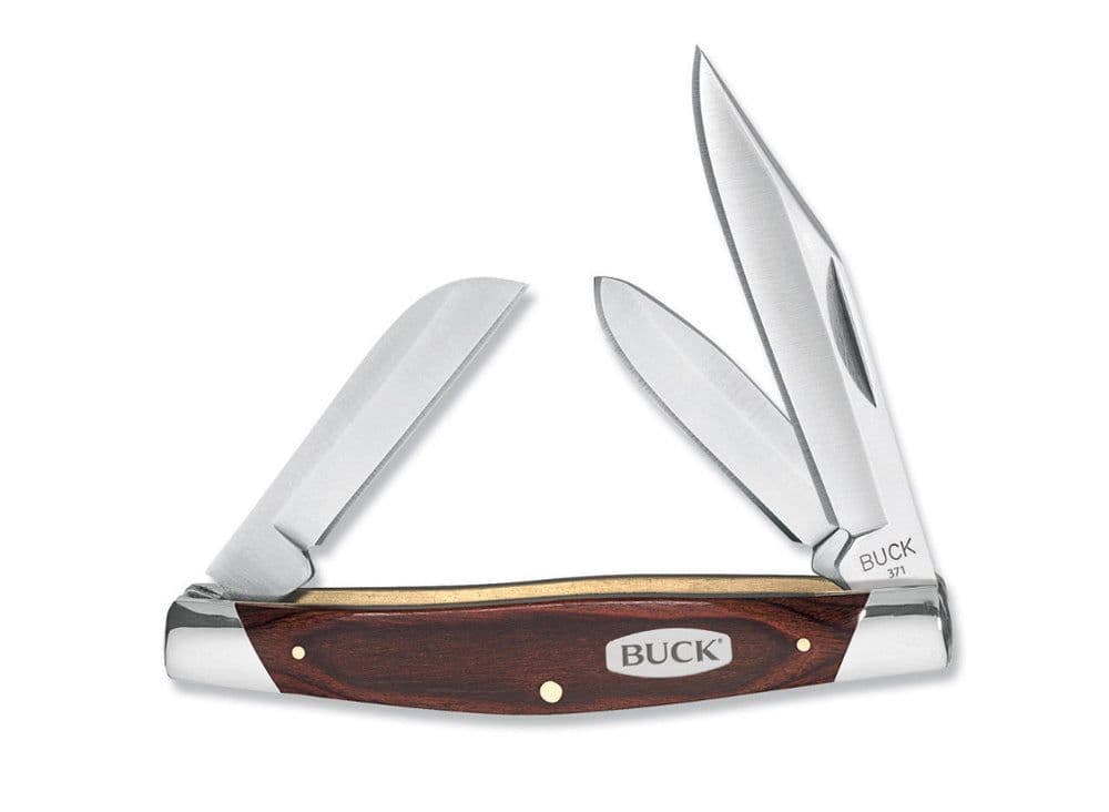 Buck 371 Stockman 3 Blade Folding Knife - UK EDC