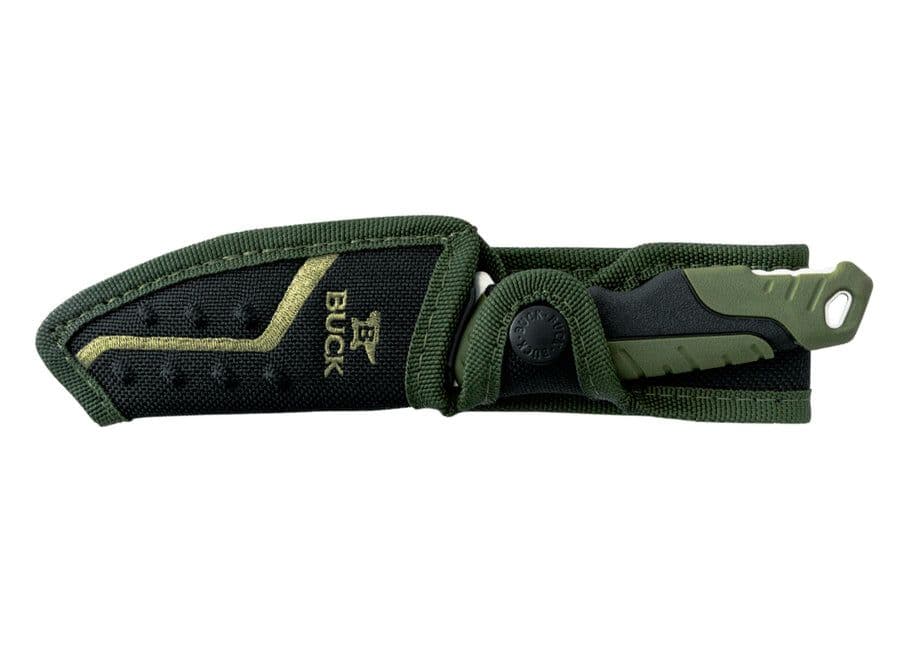 Buck 658 Small Pursuit Fixed Blade Knife - Green/Black